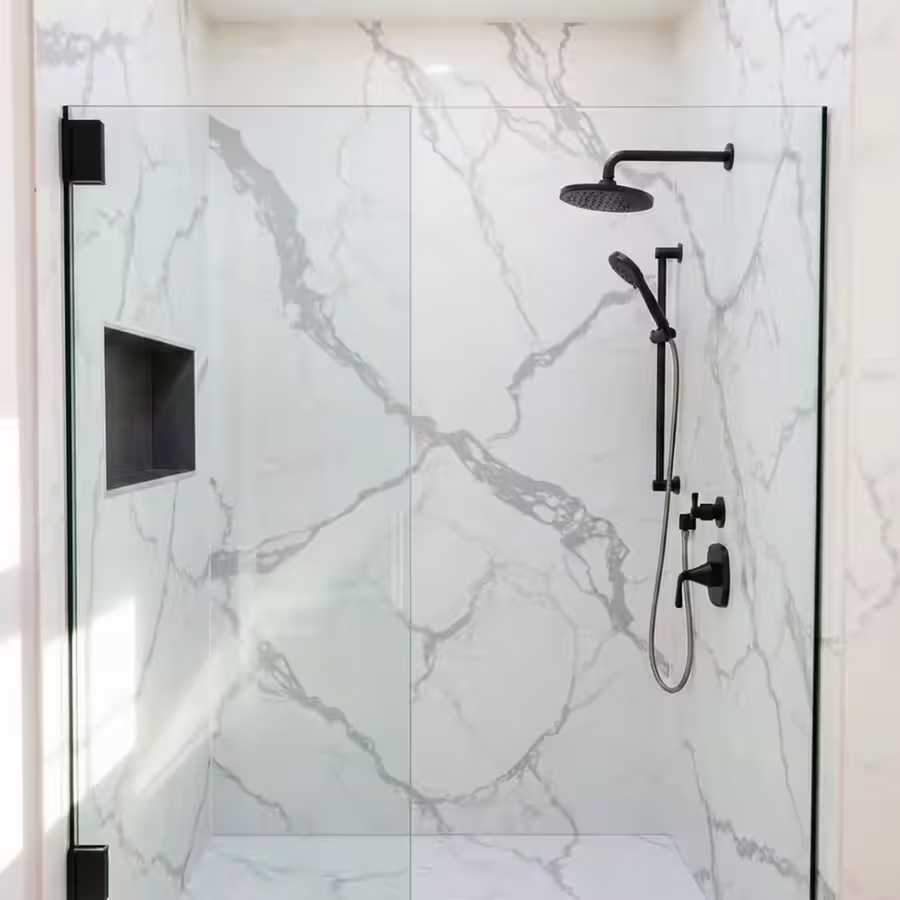 Fiberglass → Marble — after